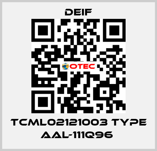 TCML02121003 TYPE AAL-111Q96  Deif