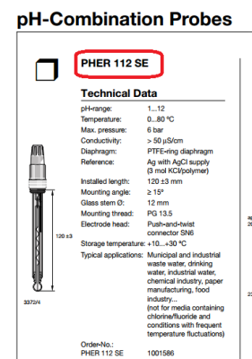 PH -Elektrode PHER-112-SE -big