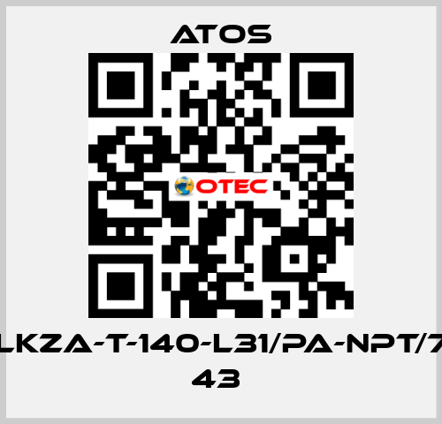 DLKZA-T-140-L31/PA-NPT/7C 43  Atos