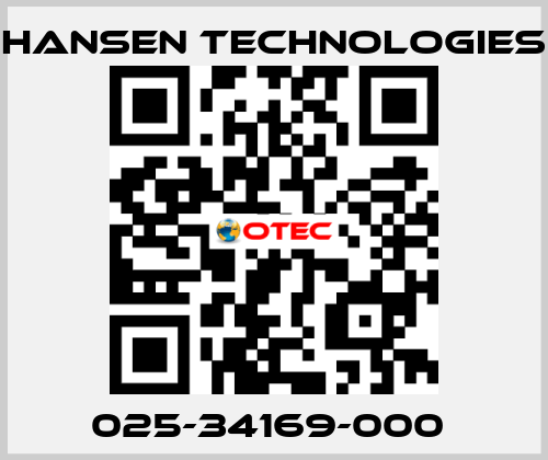 025-34169-000  HANSEN TECHNOLOGIES