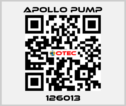 126013 Apollo pump