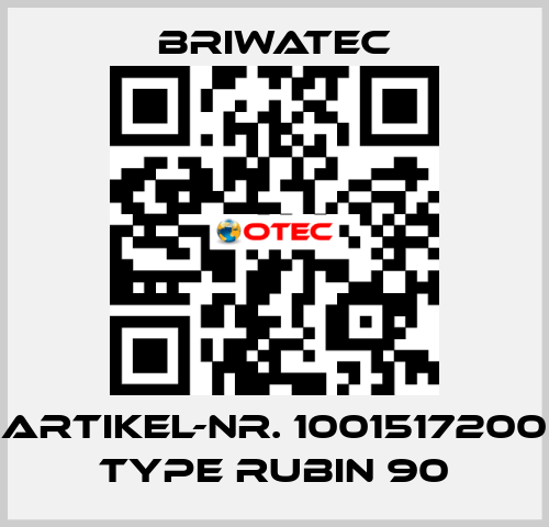 Artikel-Nr. 1001517200 Type RUBIN 90 Briwatec