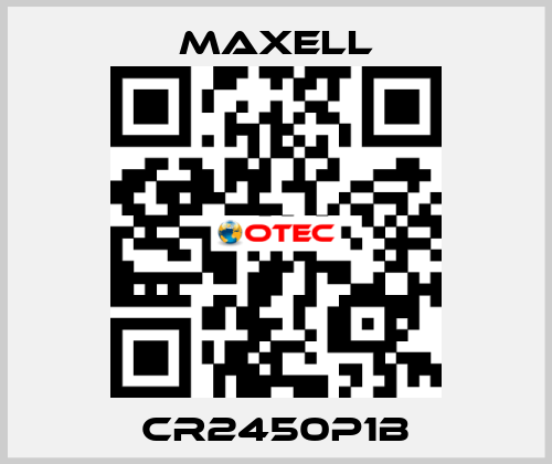 CR2450P1B MAXELL