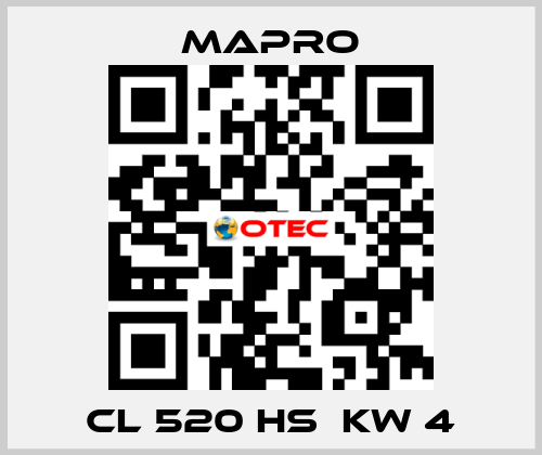 CL 520 HS  kW 4 Mapro