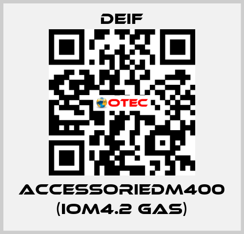 AccessorieDM400 (IOM4.2 GAS) Deif