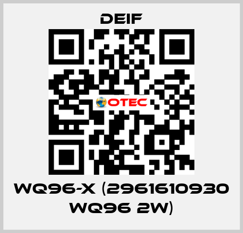 WQ96-x (2961610930 WQ96 2W) Deif