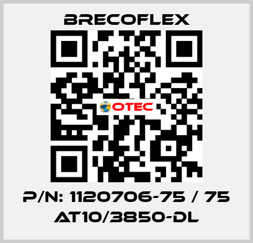 P/N: 1120706-75 / 75 AT10/3850-DL Brecoflex