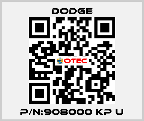 P/N:908000 KP U Dodge