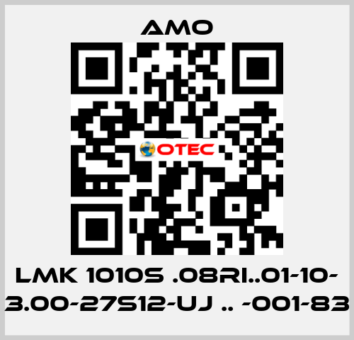 LMK 1010S .08RI..01-10- 3.00-27S12-UJ .. -001-83 Amo