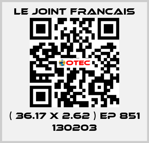 ( 36.17 x 2.62 ) EP 851 130203 LE JOINT FRANCAIS