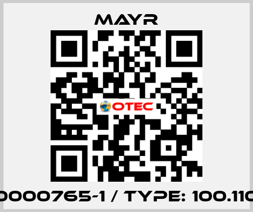 0000765-1 / Type: 100.110 Mayr