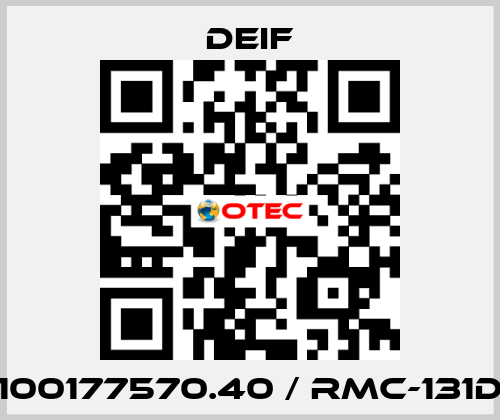 100177570.40 / RMC-131D Deif