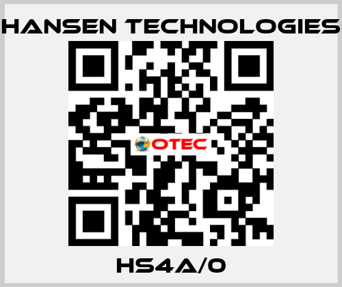 HS4A/0 HANSEN TECHNOLOGIES