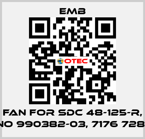 fan for SDC 48-125-R, no 990382-03, 7176 7281 Emb