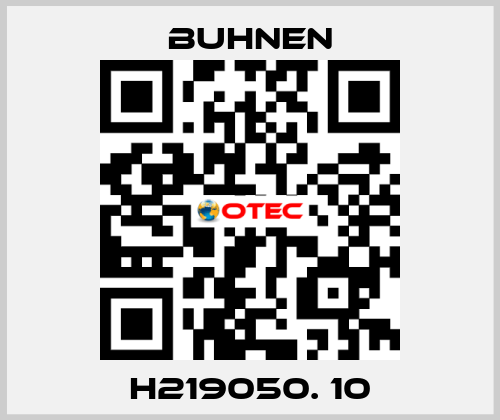 H219050. 10 Buhnen