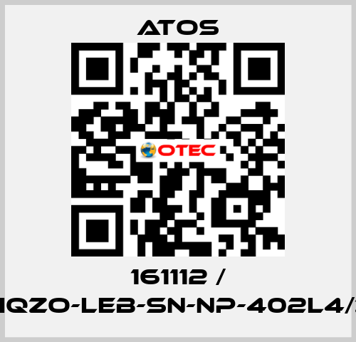 161112 / LIQZO-LEB-SN-NP-402L4/Z Atos