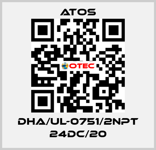 DHA/UL-0751/2NPT 24DC/20 Atos