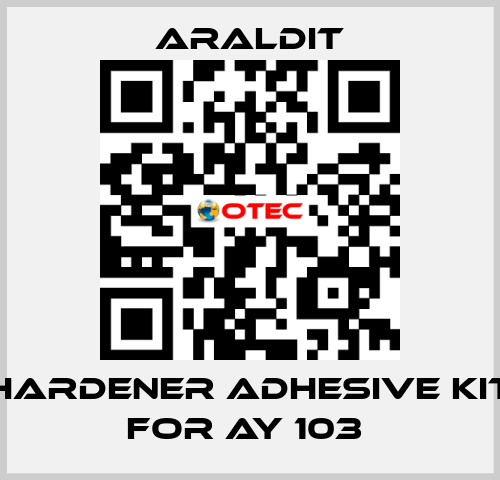 Hardener adhesive kit for AY 103  Araldit