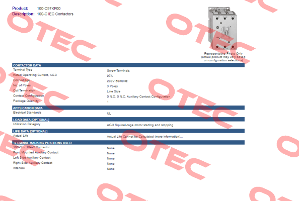 100-C97KF00 Allen Bradley (Rockwell)