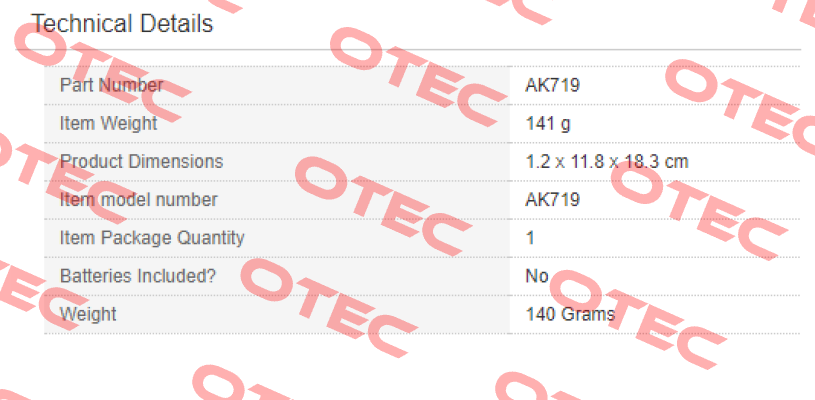 AK719  Sealey