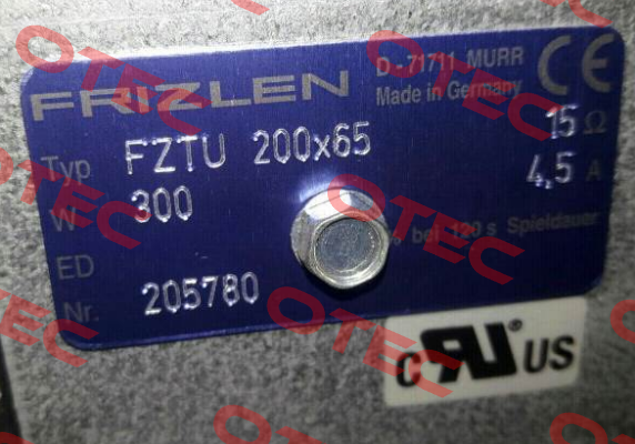 FZTU200X65-15 Frizlen