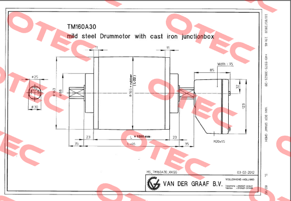 TM160A30-0410-1500  Van der Graaf