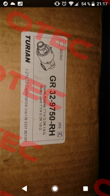 Mechanical seal for GR 32-9750-RH  Turian