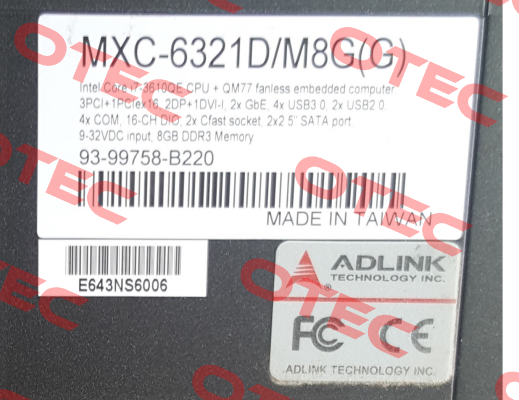 MXC-6231D/M8G Adlink