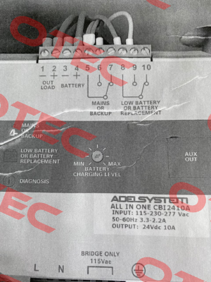 CBI2410A   115-230-277 ADEL System