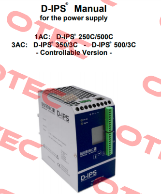 D-IPS 250C-24 (101130) Deutronic