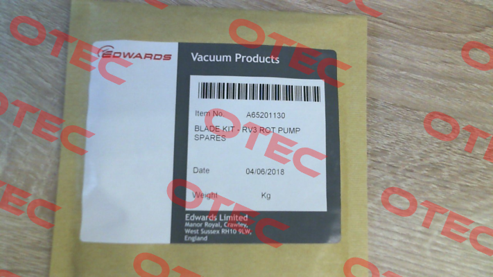 A65201130 Edwards Vacuum