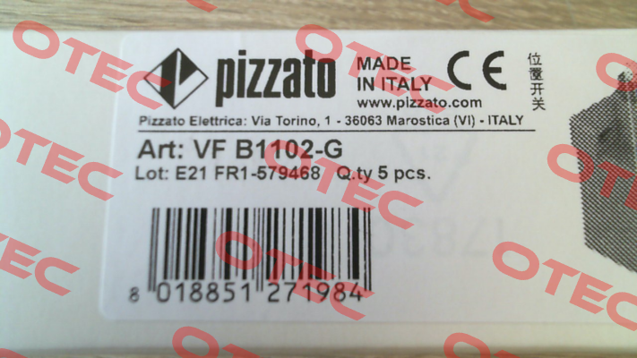 VF B1102-G Pizzato Elettrica