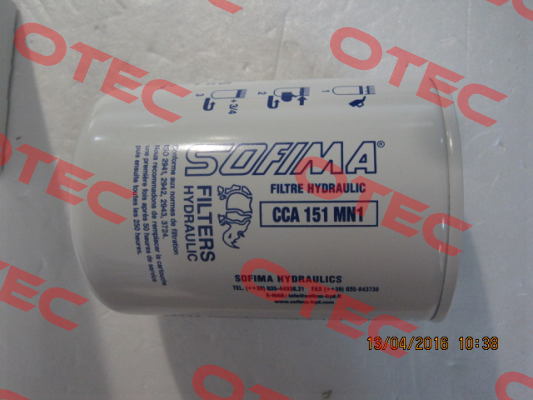 CCA151MN1 Ufi (SOFIMA FILTERS)