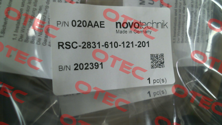 RSC 2831-610-121-201 Novotechnik