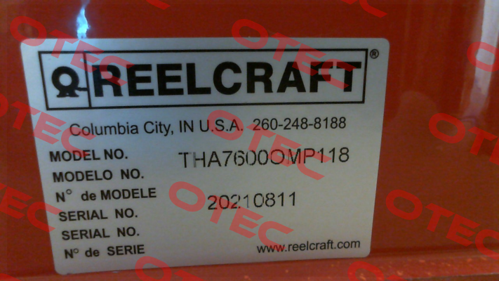 THA7600 OMP118 Reelcraft