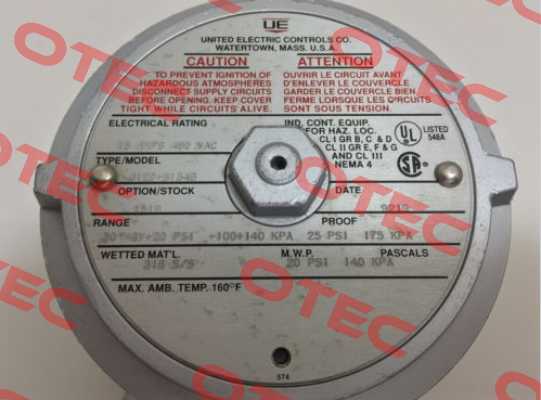 J120-S134B-1180-M201-M446-QC1  United Electric