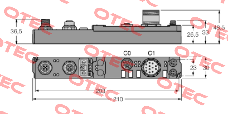 p/n: 6824445, Type: SDPB-10S-1001 Turck