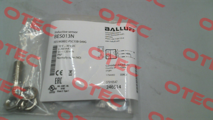 BES013N / BES M08EC-PSC15B-S49G Balluff