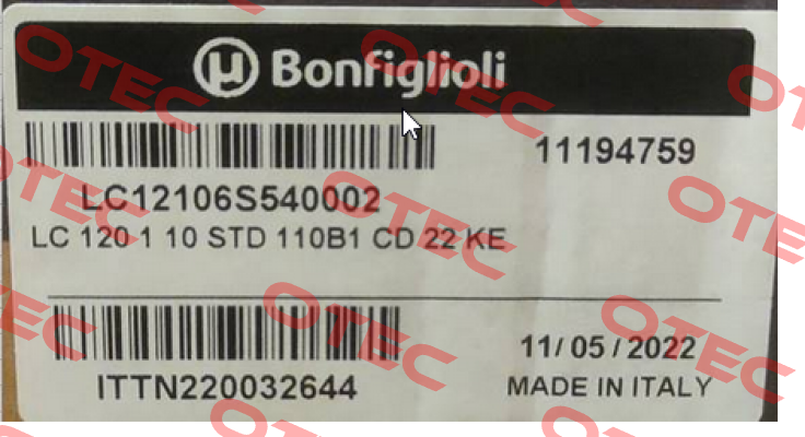 LC12106S540002 Bonfiglioli